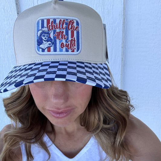 Chill the 4th out Trucker Hat