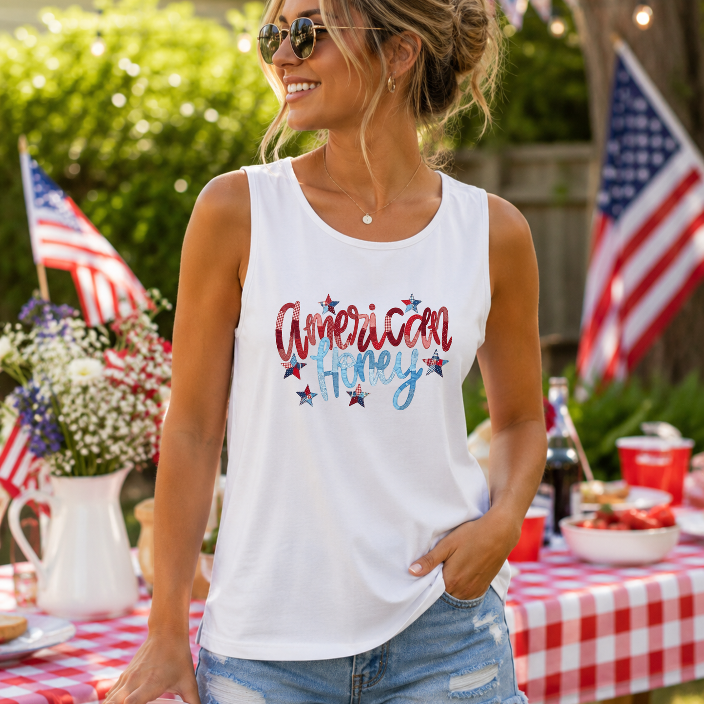 American Honey Comfort Colors Tank