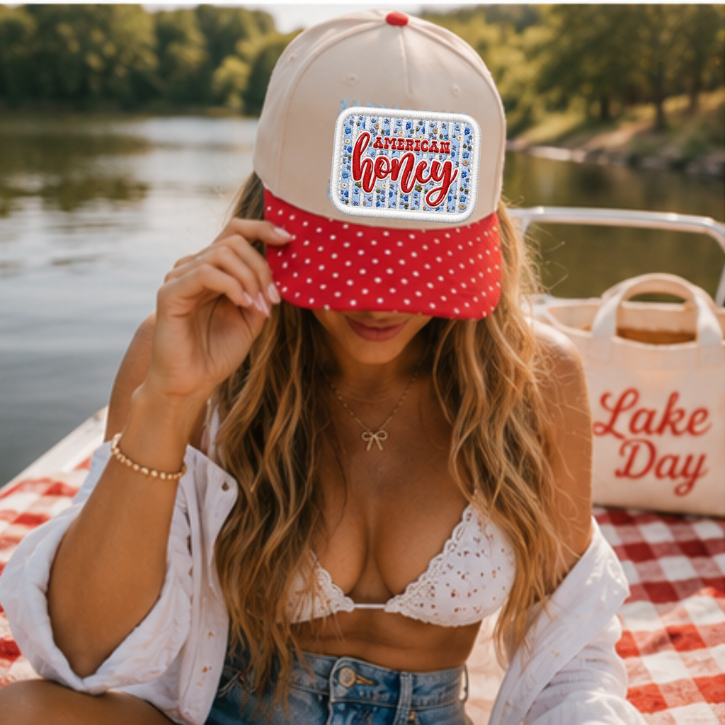 American Honey Trucker Hat Floral