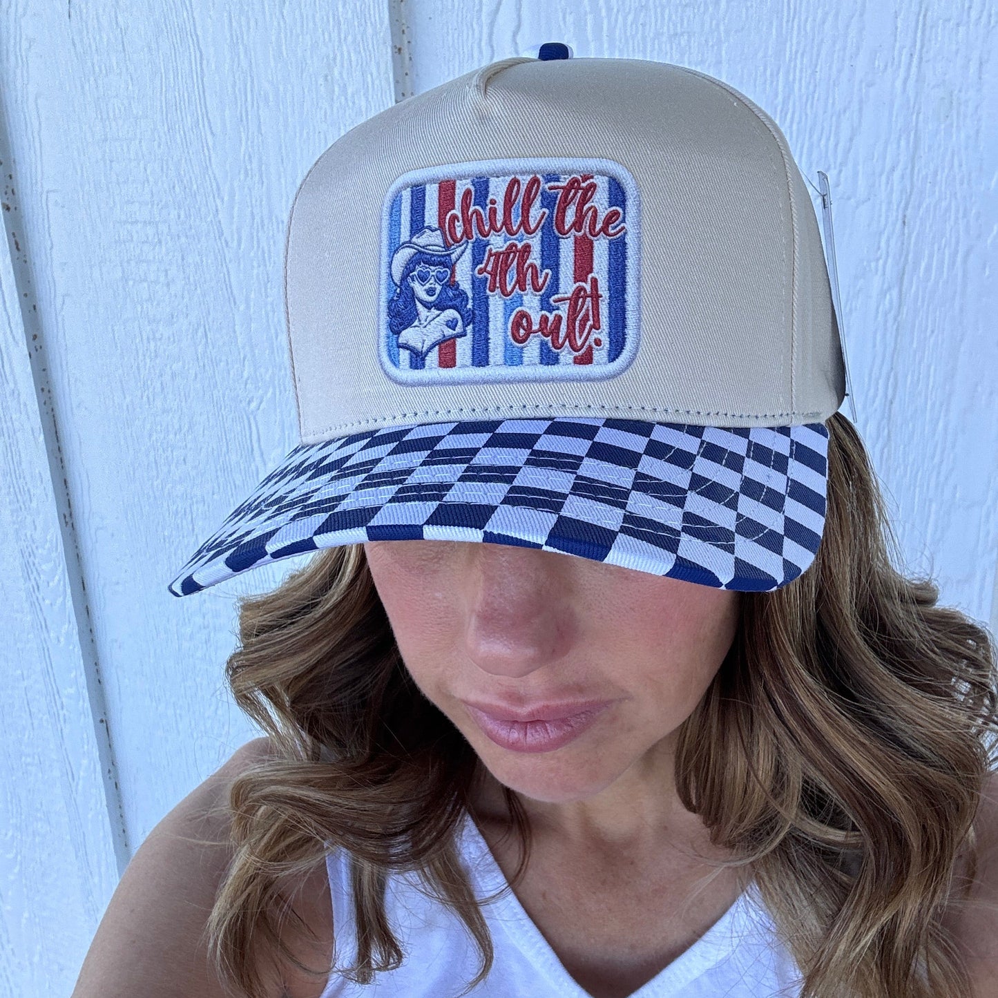 Chill the 4th out Trucker Hat