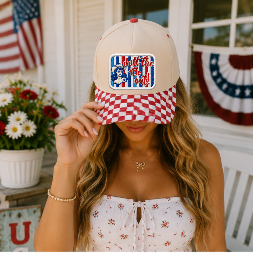 Chill the 4th out Trucker Hat
