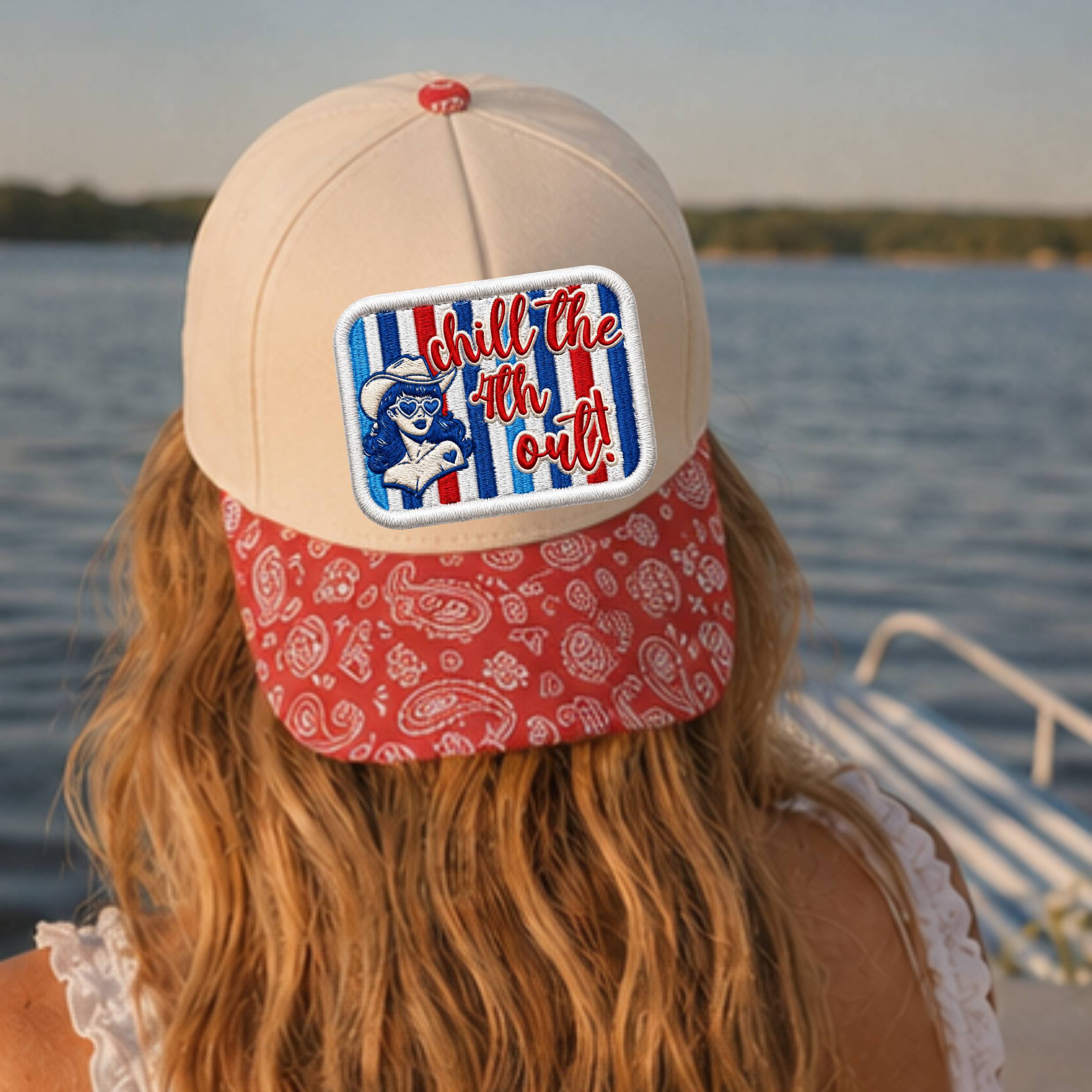 Chill the 4th out Trucker Hat