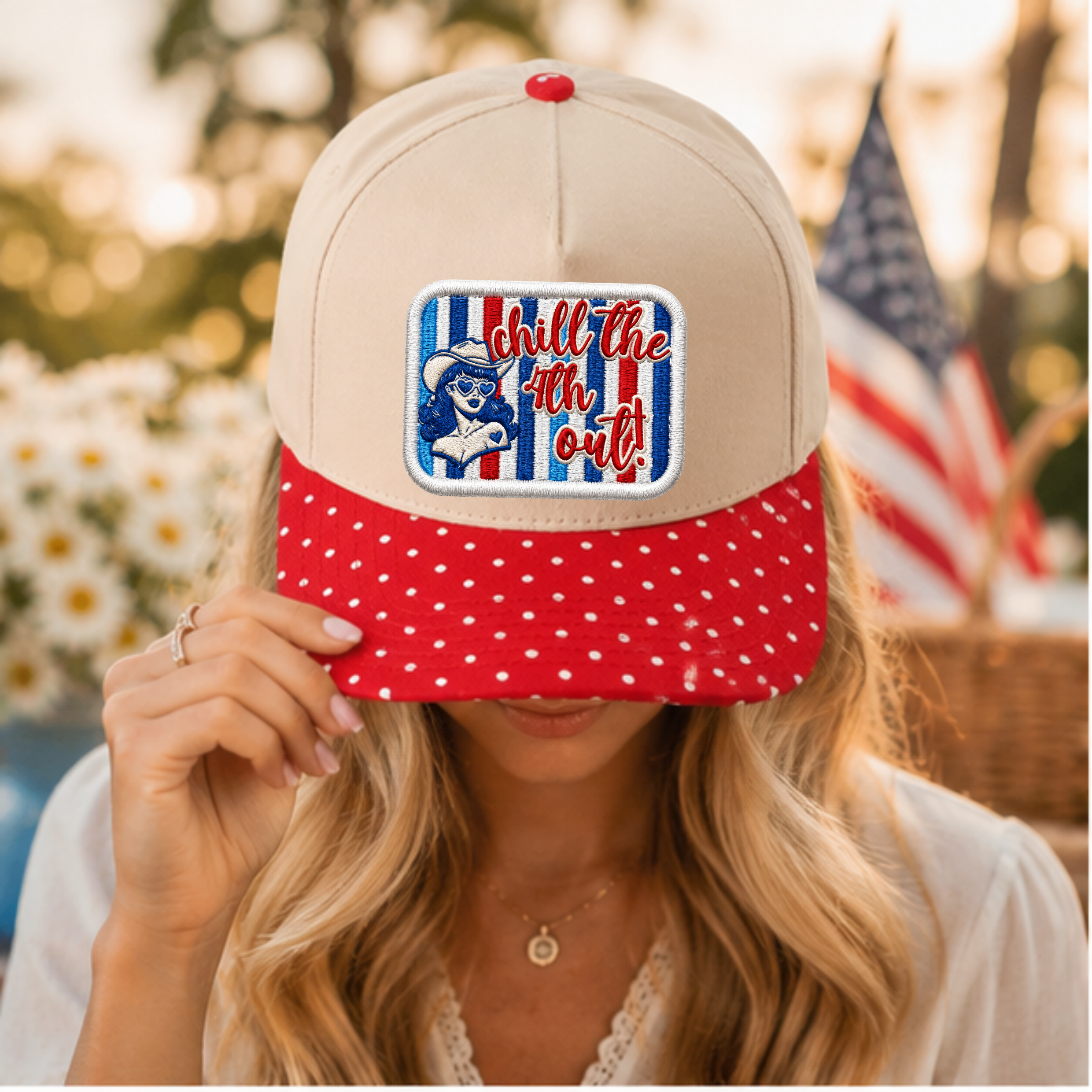 Chill the 4th out Trucker Hat