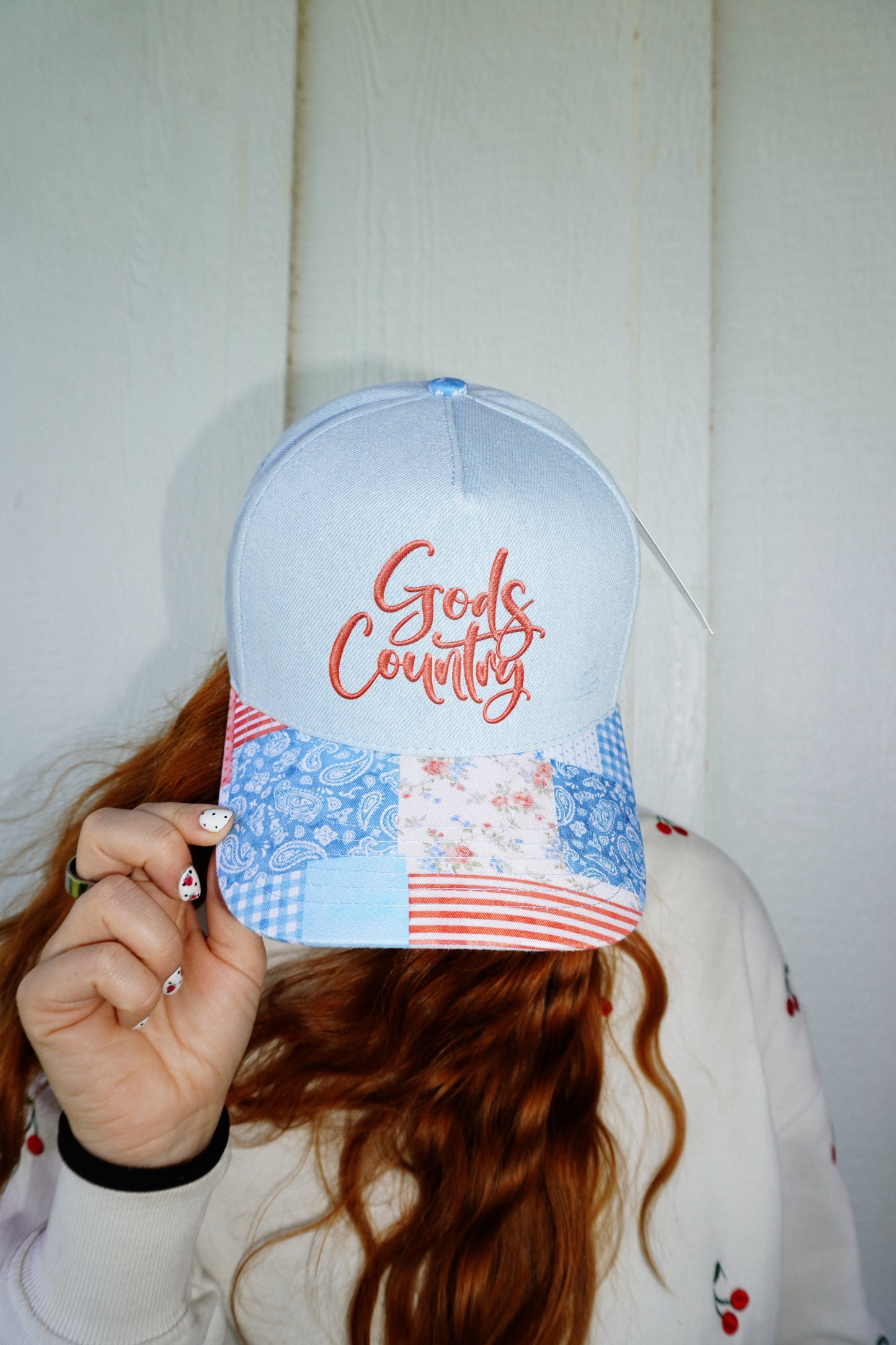 God's Country Coquette Patchwork Hat