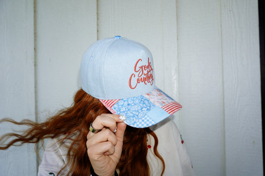 God's Country Coquette Patchwork Hat
